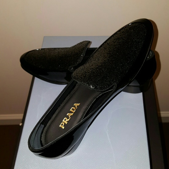 Prada -- Calzature Donna Glitter Loafers - Picture 2 of 4